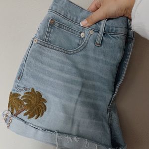 Madewell Embroidered Shorts